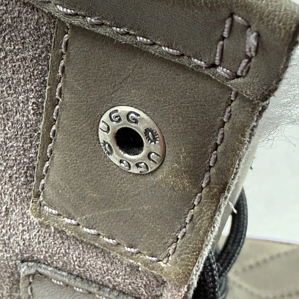 UGG Butte Mens Stout Waterproof Leather Snow Boots‎ 5521 Vibram Sole Size 13